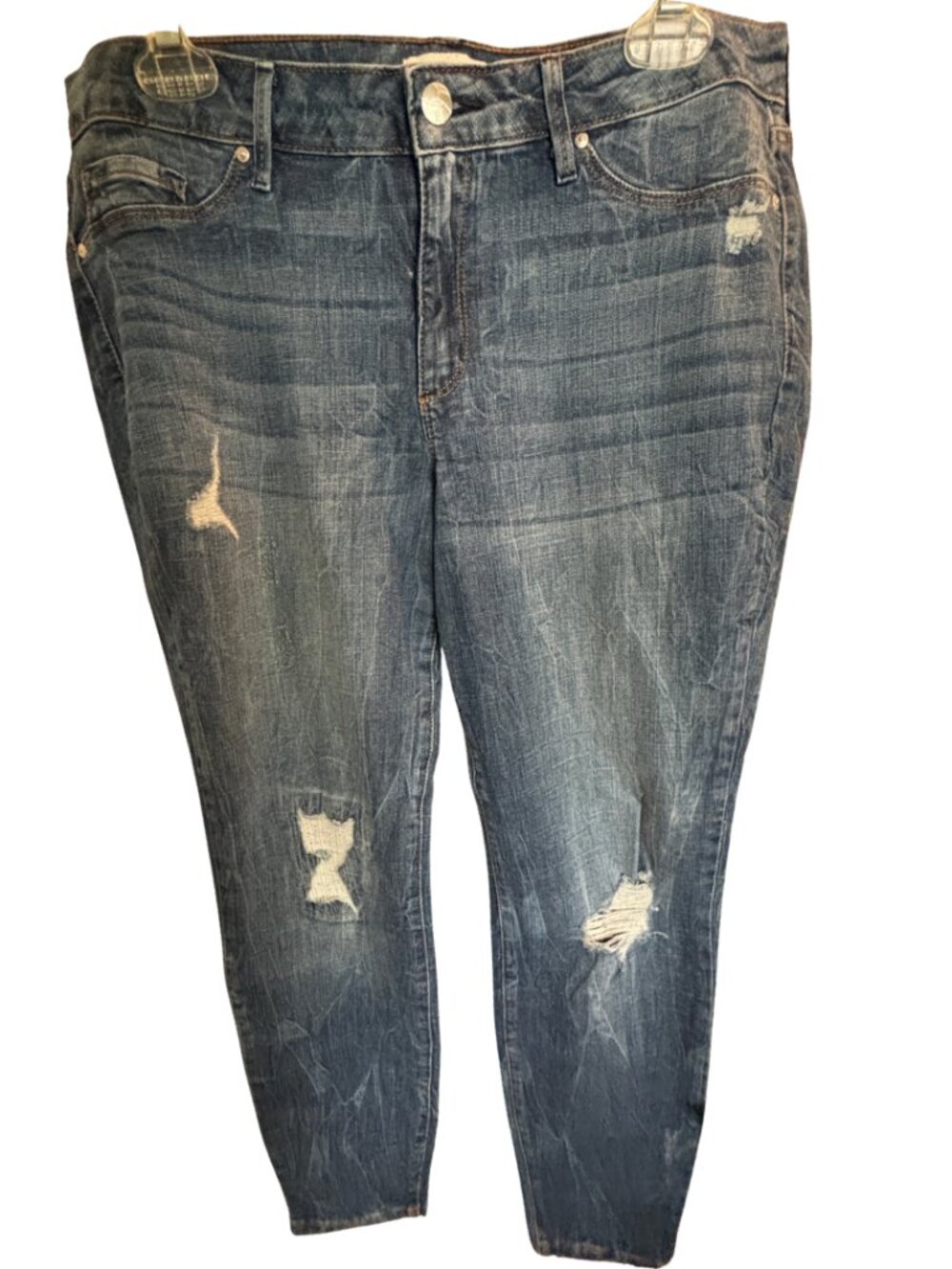 Jessica Simpson distressed jeans Kiss Me Super Skinny size 32